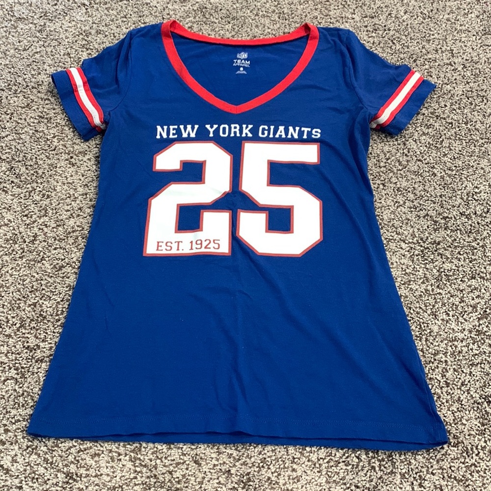 New York Giants NFL ladies baby tee shirt